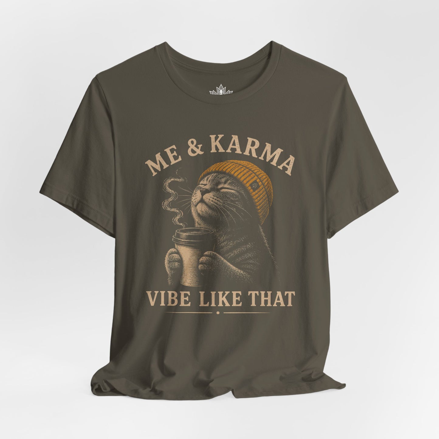 Me & Karma Vibe Like That Cat Men Tee