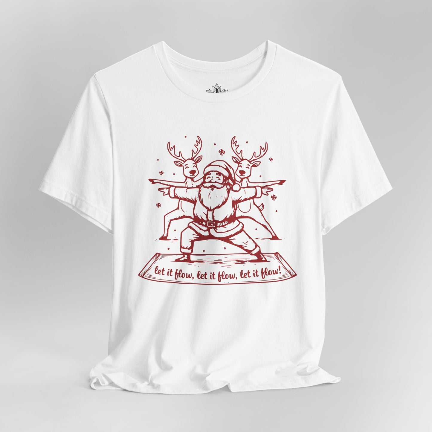 Let It Flow Santa Tee