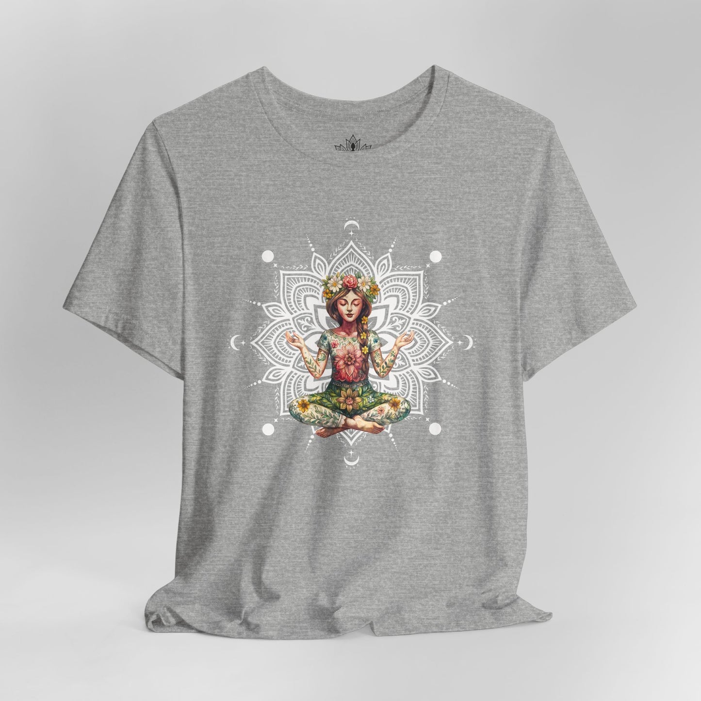 Flower Meditation Boho Tee