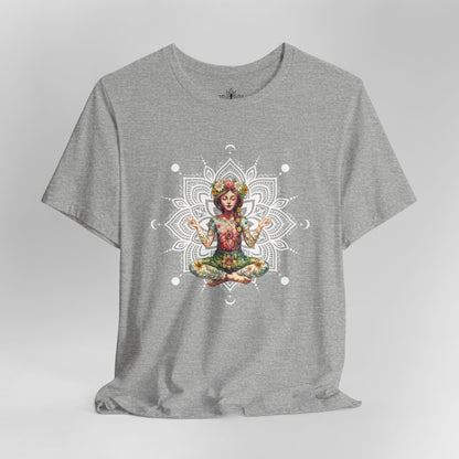 Flower Meditation Boho Tee