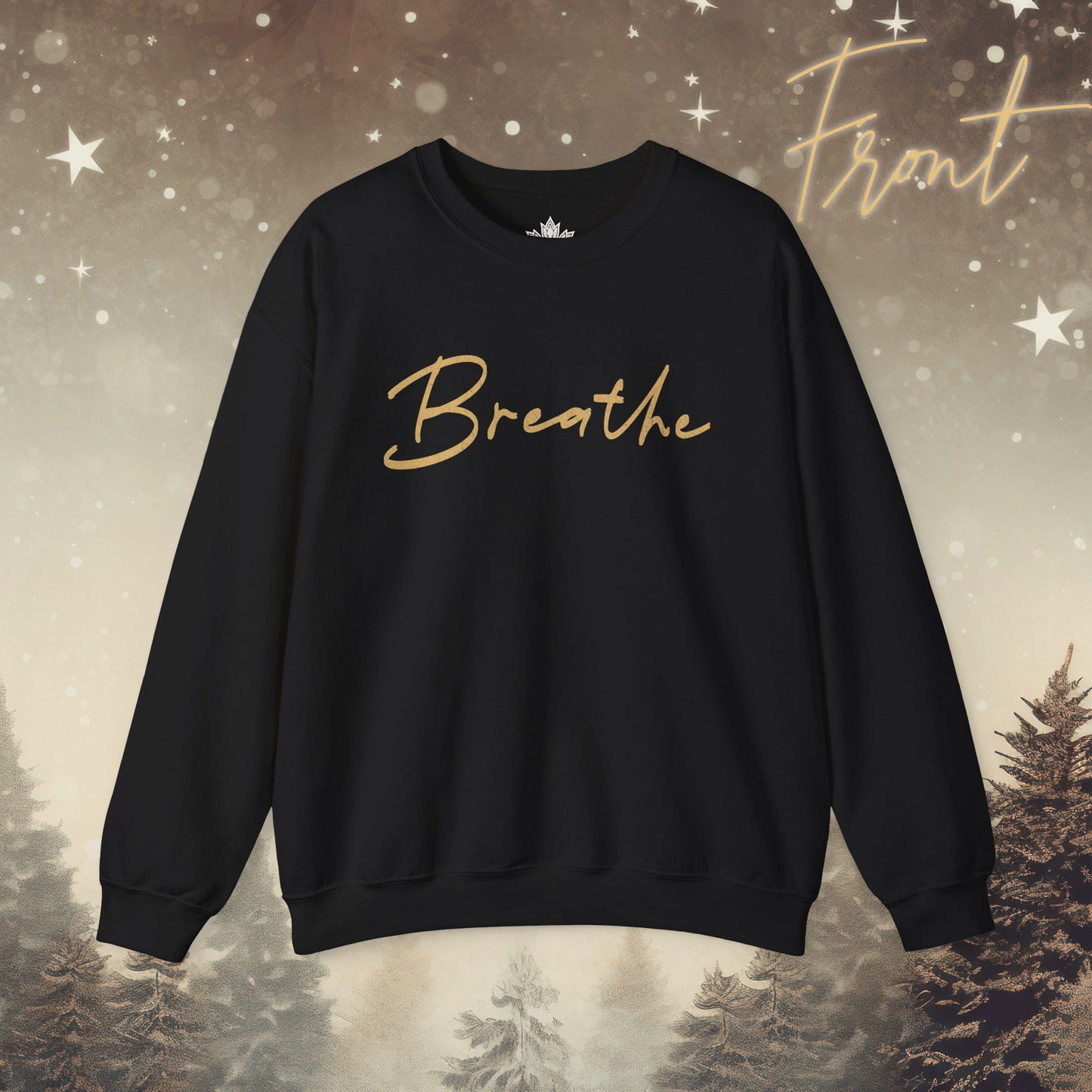 Cozy Breathe Sweater - Mandala Back Print