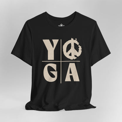 Bold Yoga – Modern Grid Tee