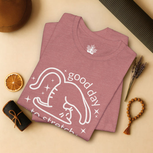 Cat Yoga “Good Day to Stretch” Tee