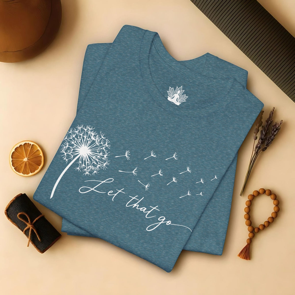 Printify T-Shirt Let That Go Dandelion Tee Let That Go Dandelion Tee