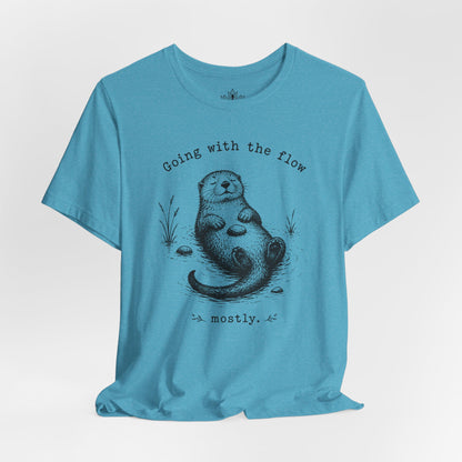 Going With The Flow Otter Tee