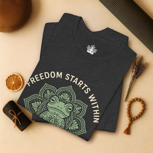 Freedom Frog – Mandala Mindfulness Tee