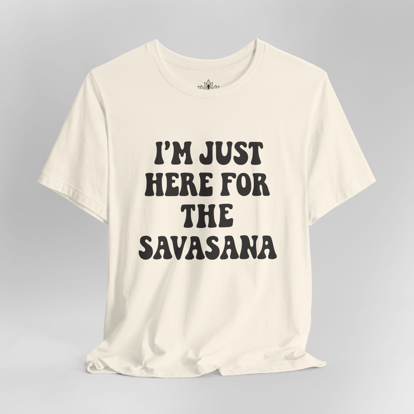 Savasana Only – Funny Yoga Men Tee