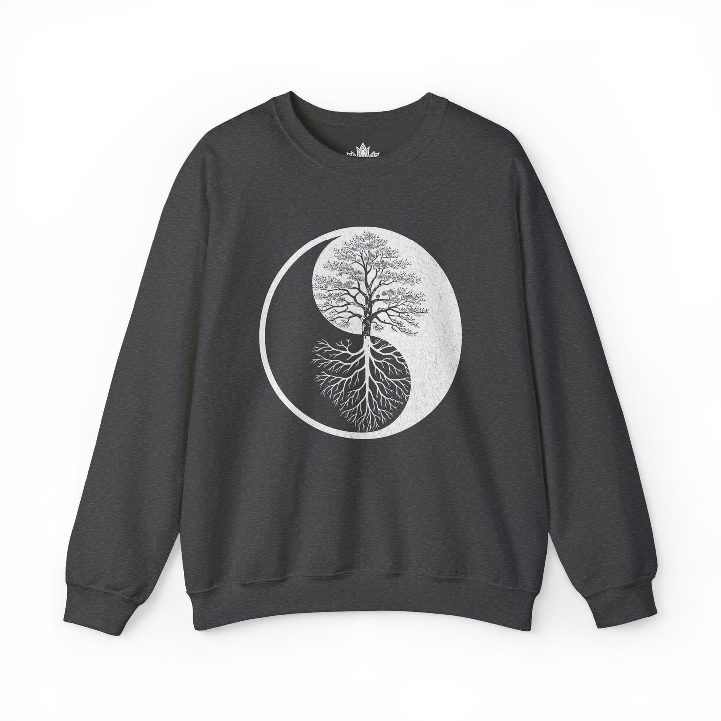 Arbre Yin Yang - Sweat-shirt à racines miroir