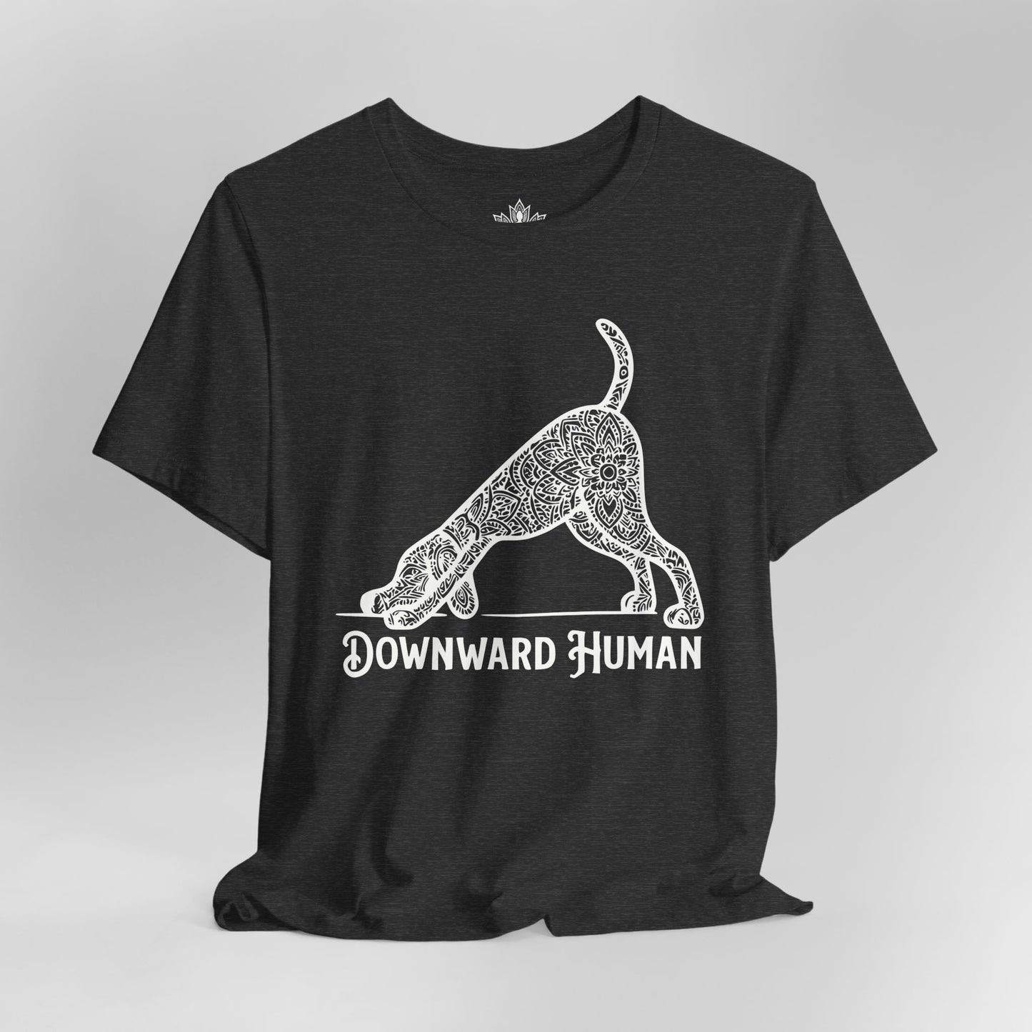 Downward Human Mandala Dog Tee