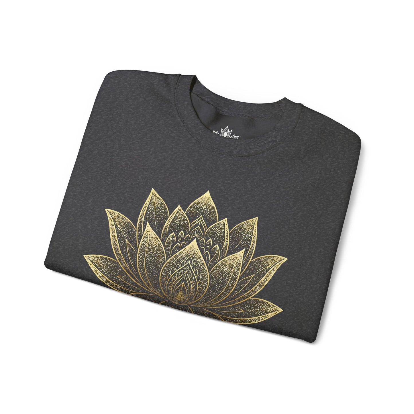 Sweat-shirt Fleur de lotus dorée