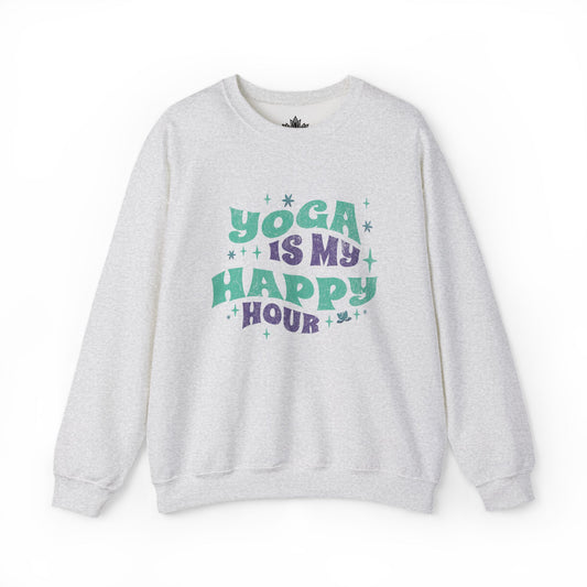 Yoga Is My Happy Hour Sweatshirt