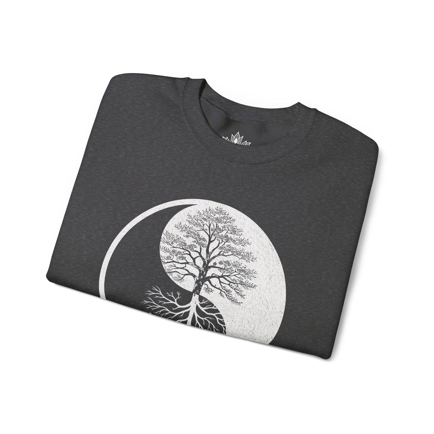 Arbre Yin Yang - Sweat-shirt à racines miroir