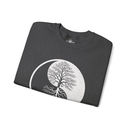 Arbre Yin Yang - Sweat-shirt à racines miroir