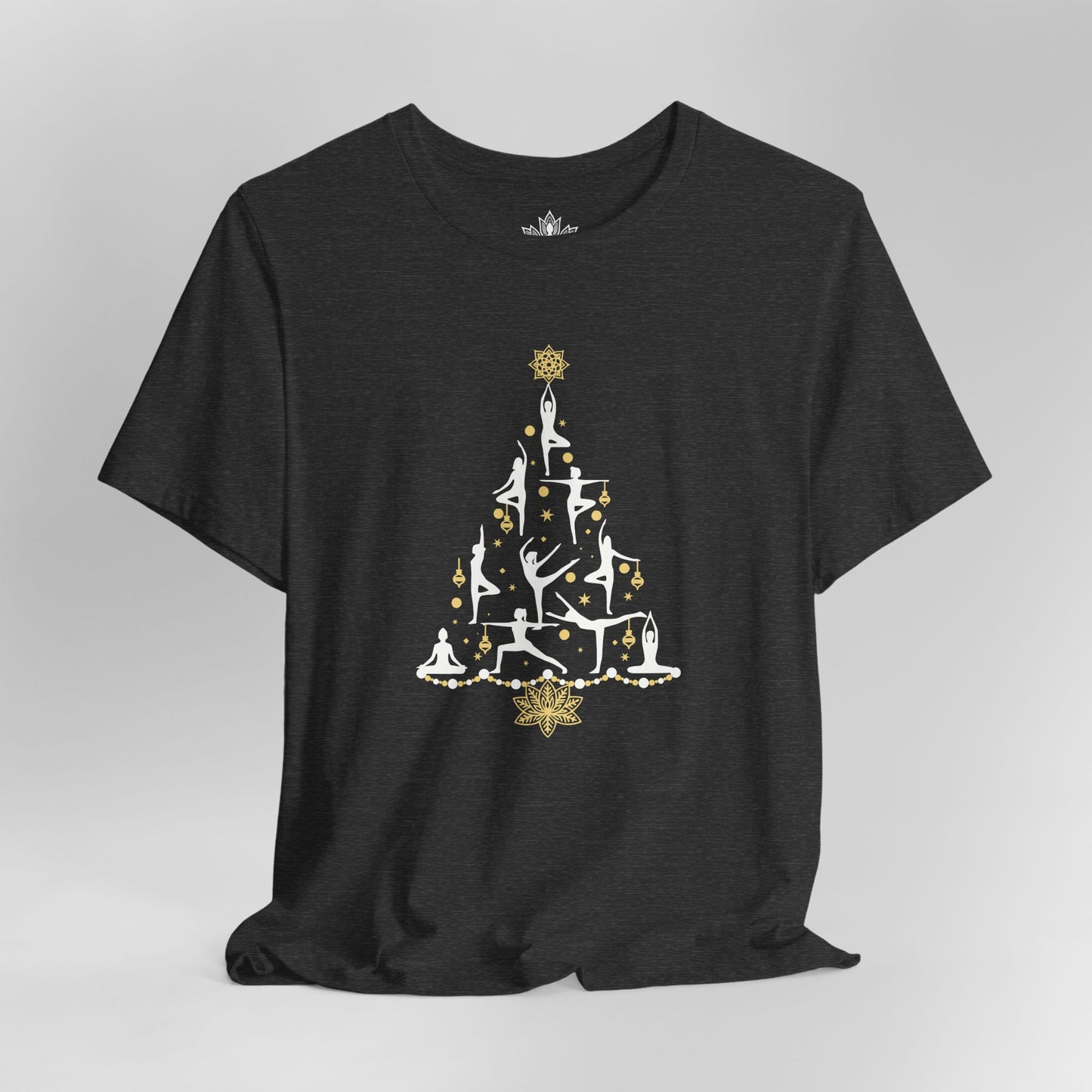 T-shirt de Noël Yoga Poses Christmas Tree – Pleine conscience