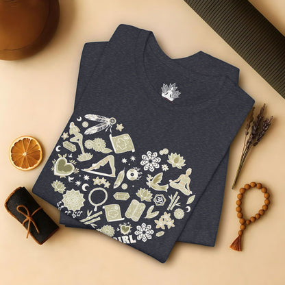 Yoga Girl Boho Heart Tee