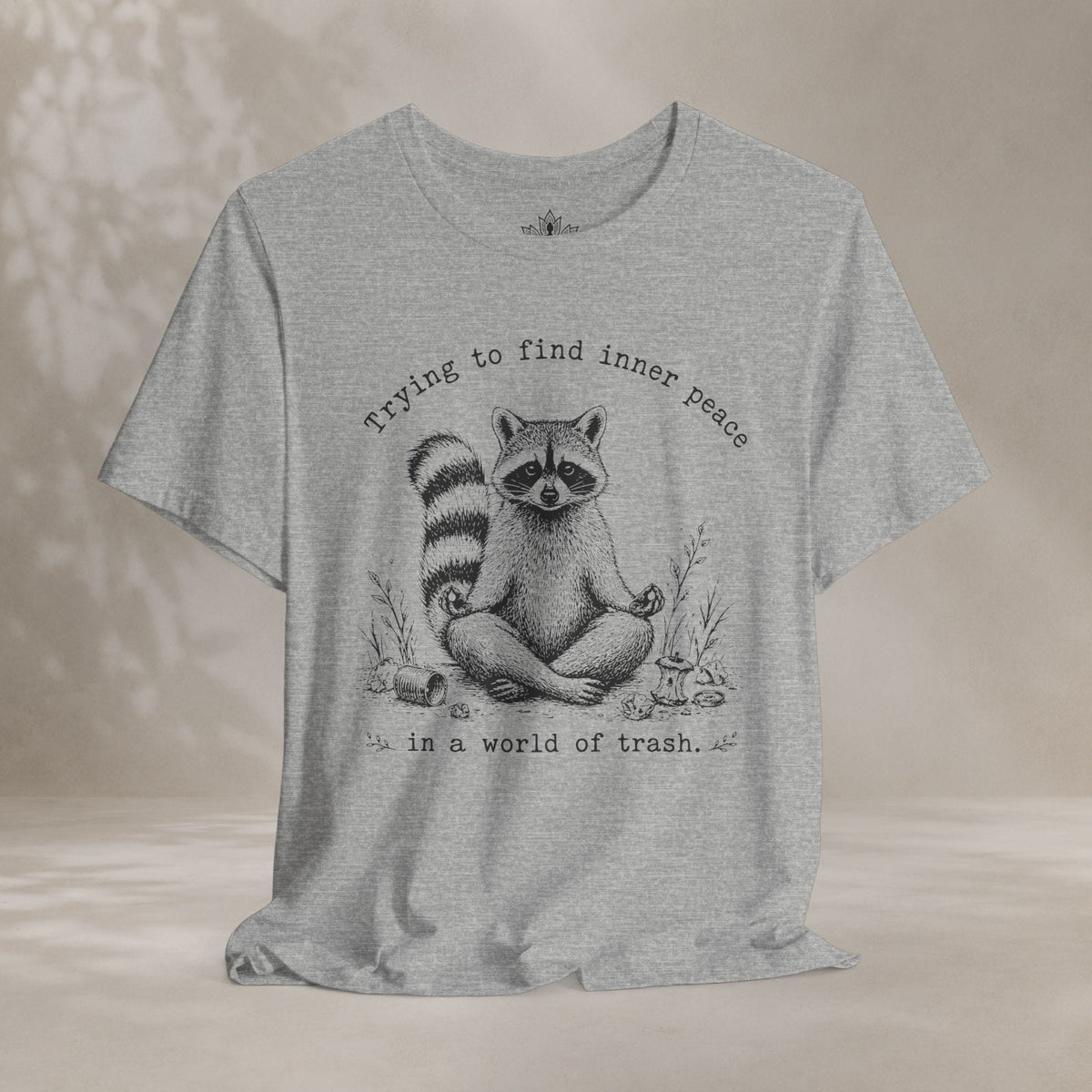 Printify T-Shirt A World Of Trash Tee A World Of Trash Tee