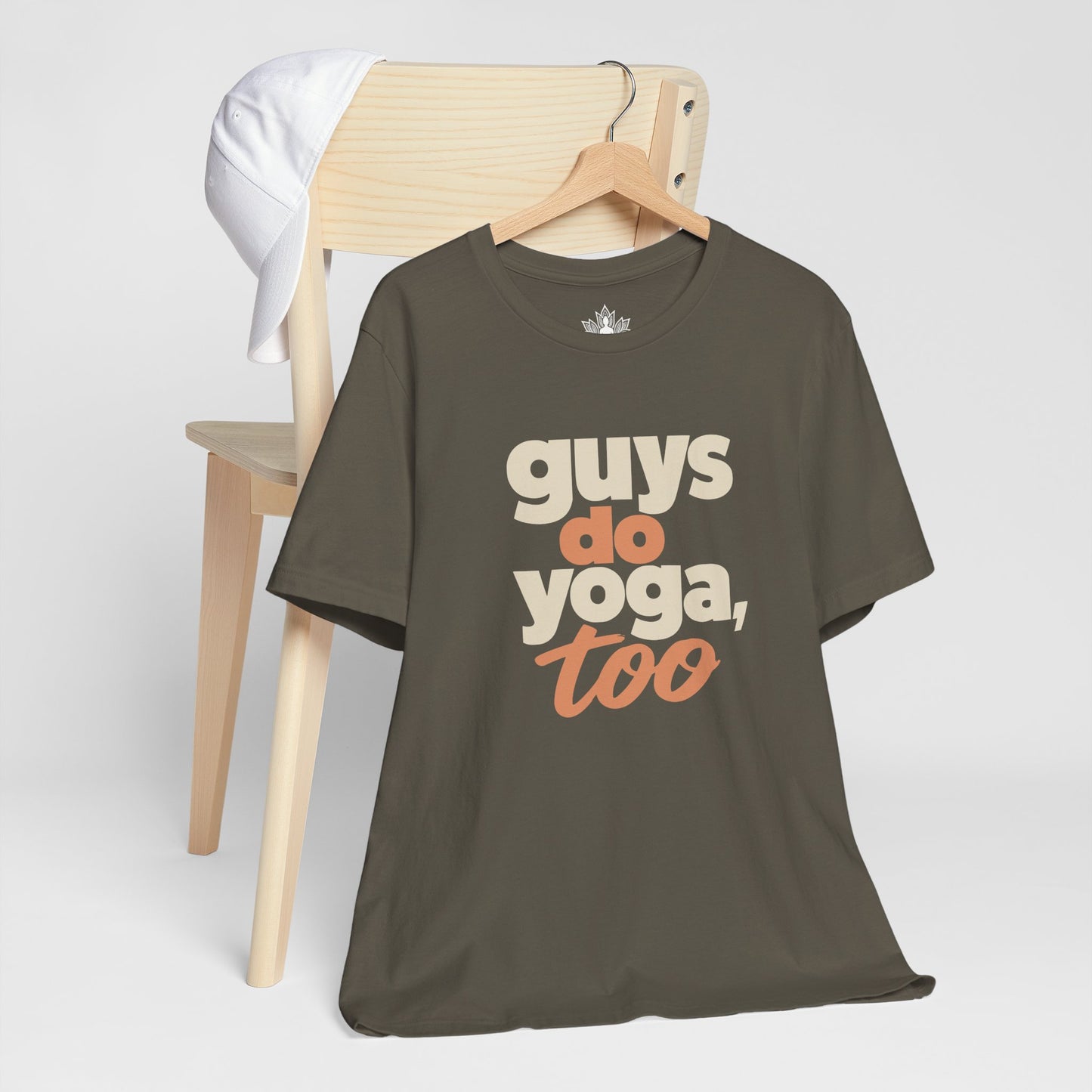 Guys Do Yoga Too Tee