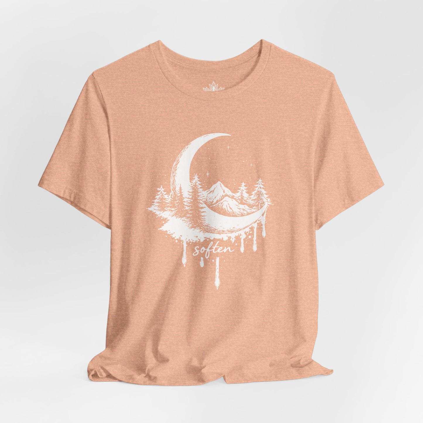Soften Moon Mountain - Peaceful Meditation Tee