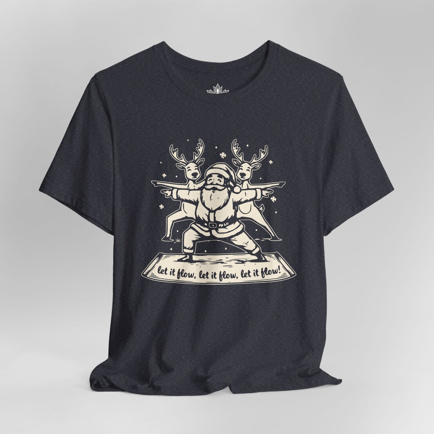 Let It Flow Santa Tee