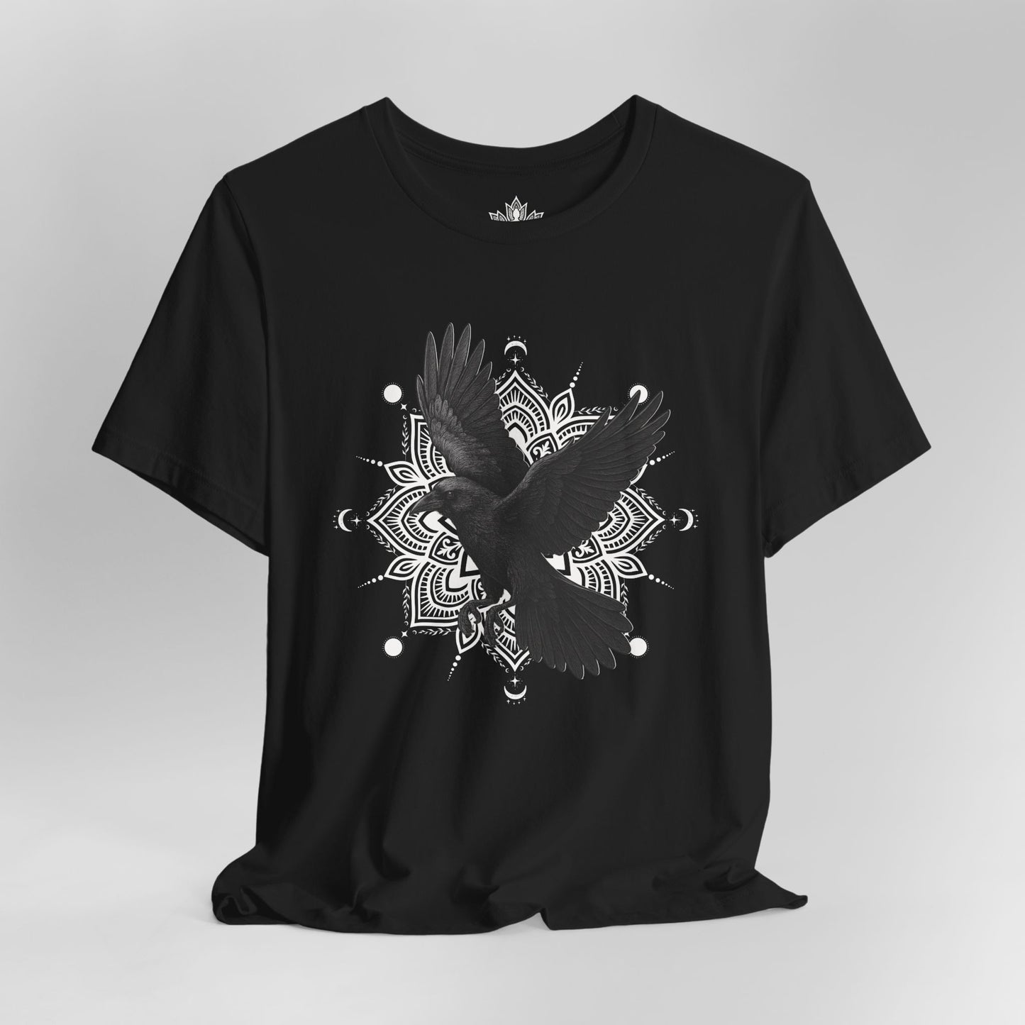 Mystic Raven Mandala Men Tee