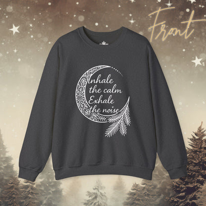 Inhale Calm Exhale Noise - Cozy Sweater