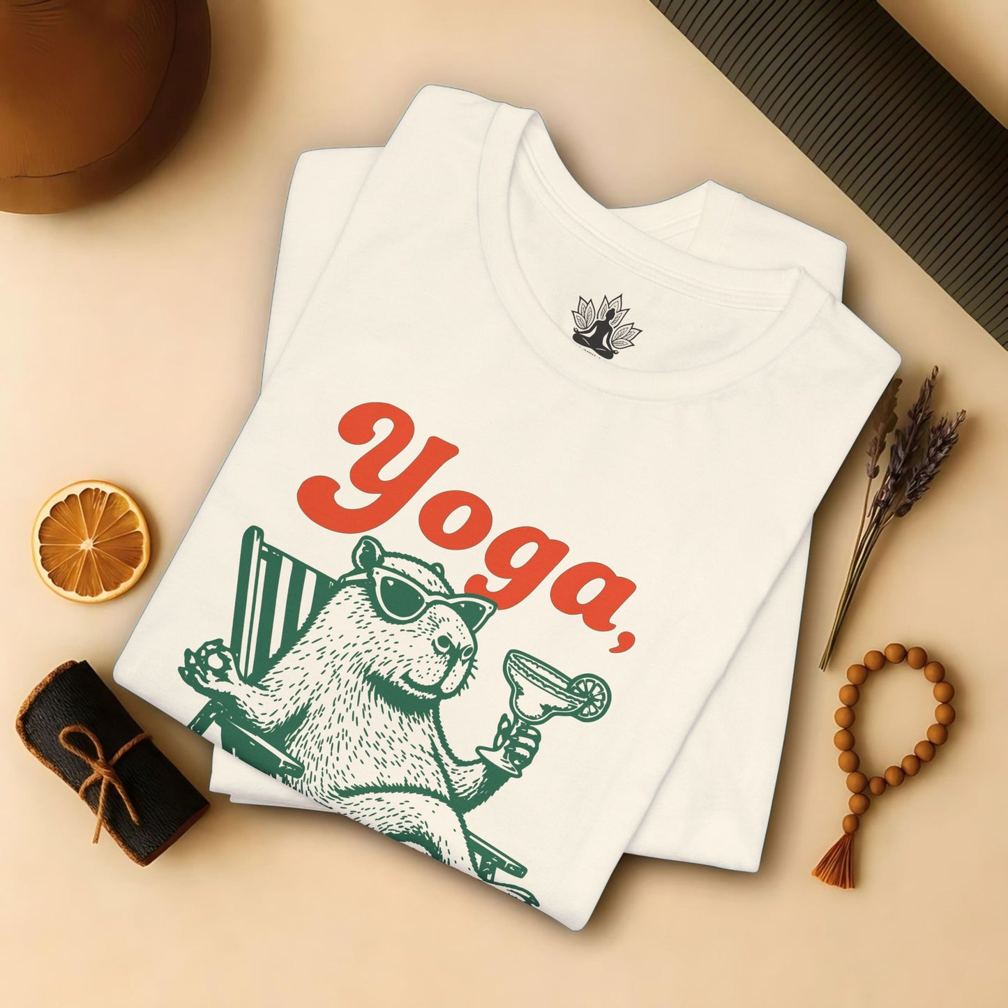 Capybara Yoga, Playa & Margarita Tee