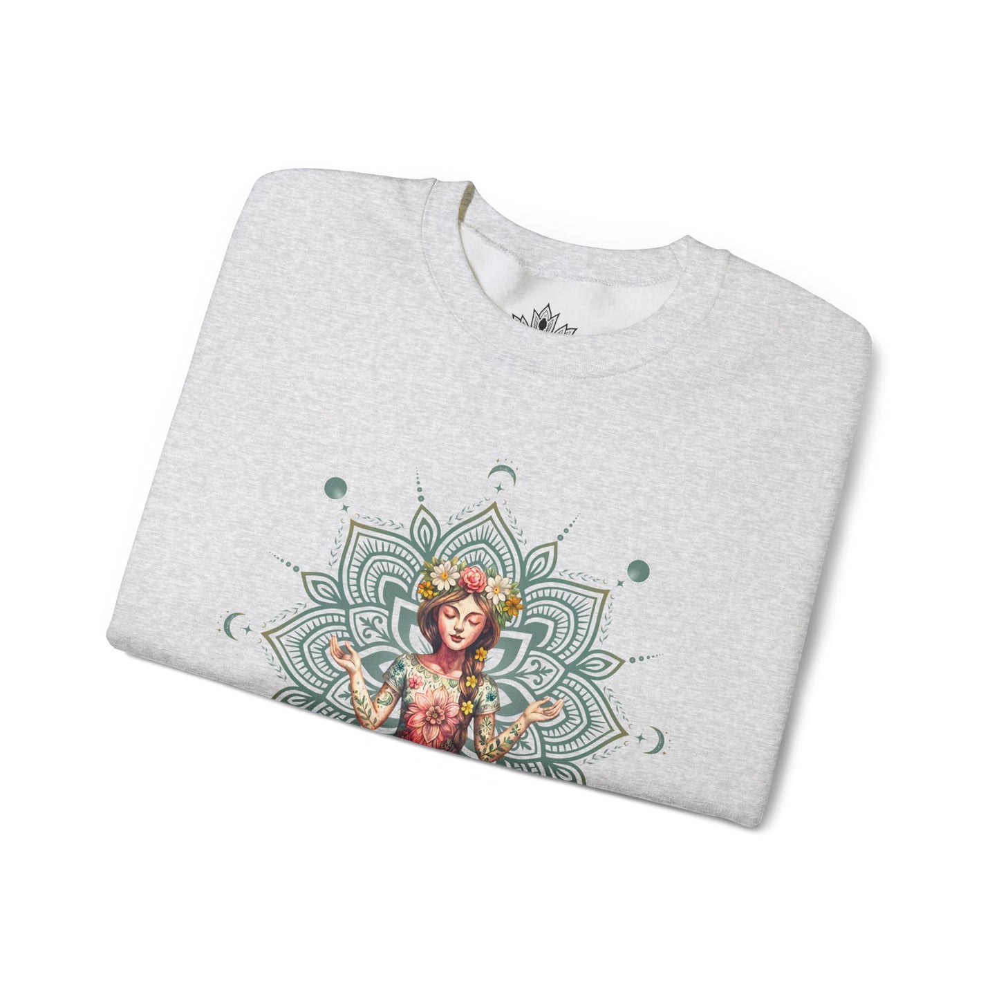 Boho Floral Mandala Sweatshirt