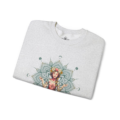 Boho Floral Mandala Sweatshirt