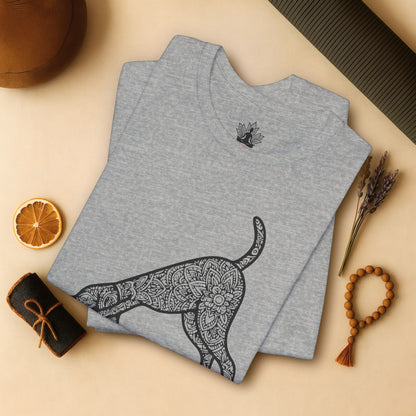 Downward Human Mandala Dog Tee