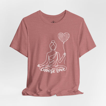 Choose Love – Peace & Kindness Yoga Tee