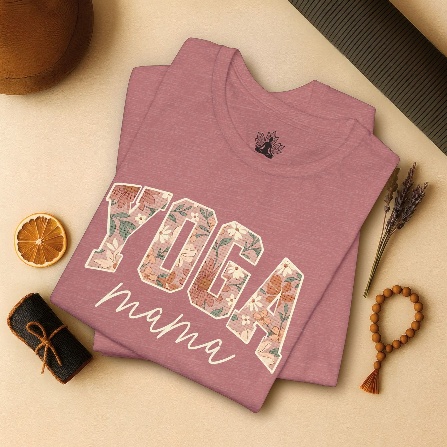 Floral Yoga Mama – Motherhood & Mindfulness Tee