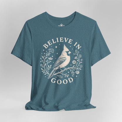 Believe In Good Cardinal Bird Tee