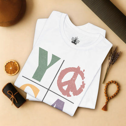 Bold Yoga – Modern Grid Tee