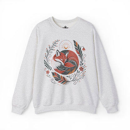 Boho Fox & Feathers Sweatshirt