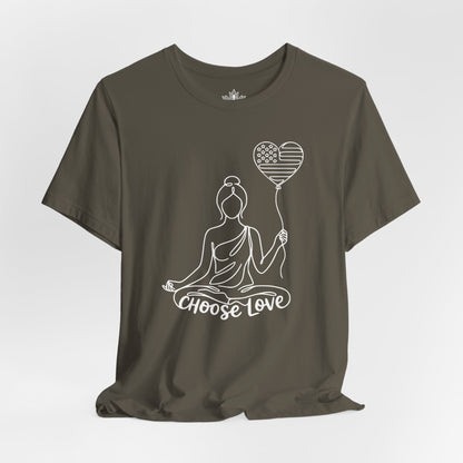 Choose Love – Peace & Kindness Yoga Tee