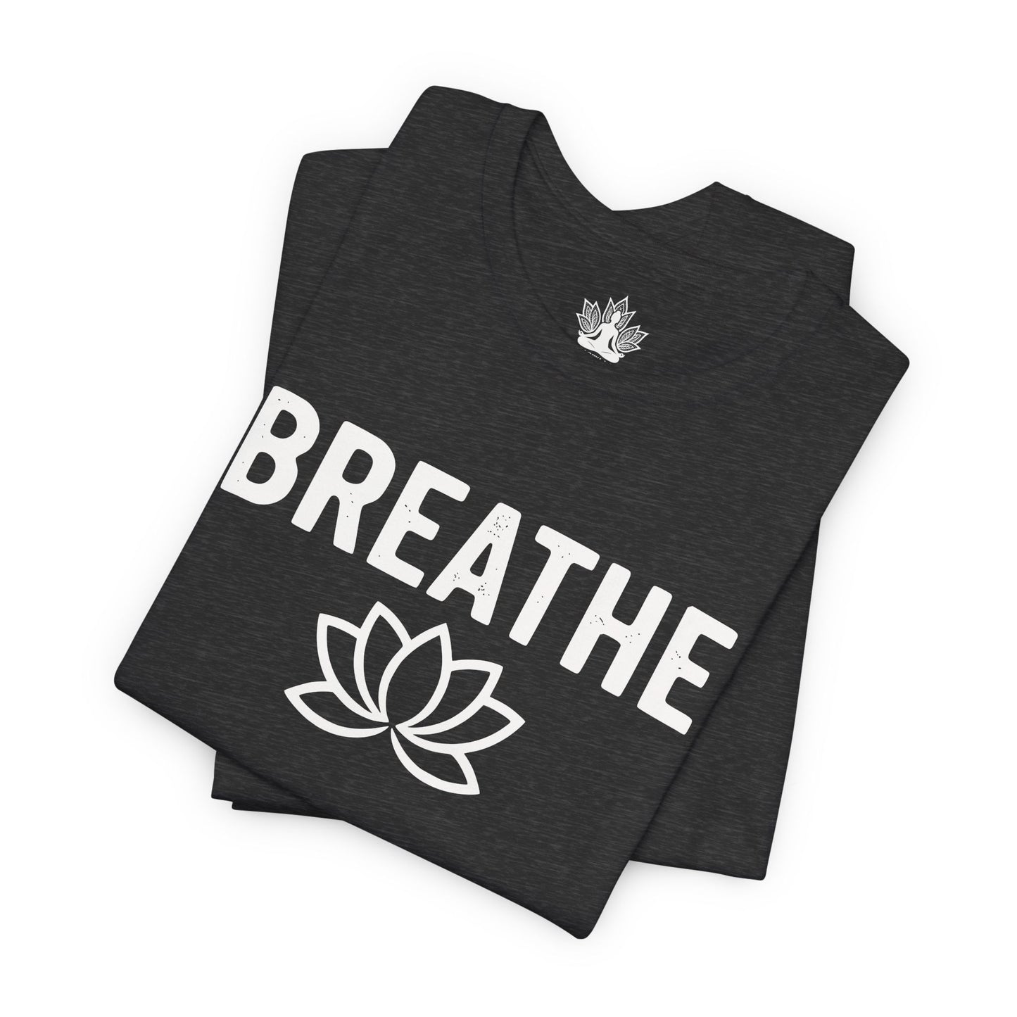 Breathe Lotus – Minimalist Yoga Class Men Tee