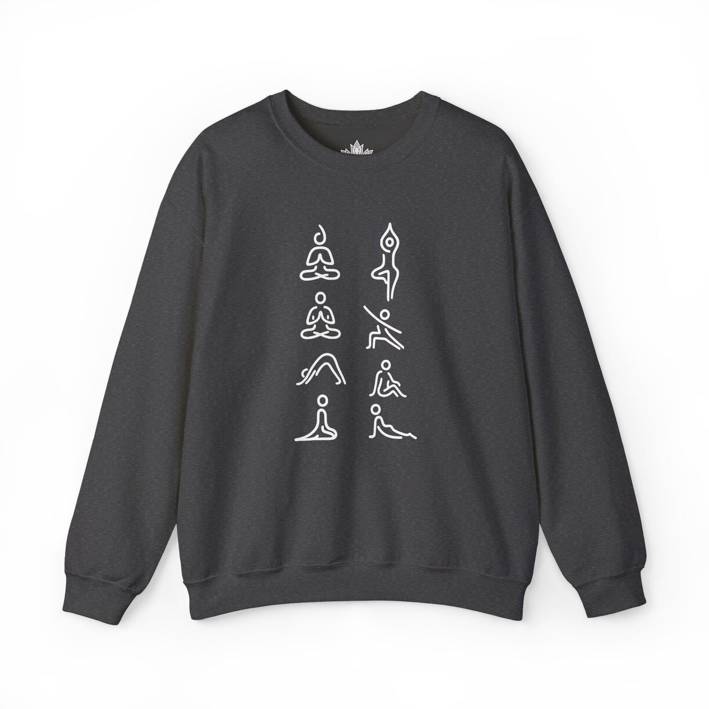 Line Art Yoga Poses Sweatshirt