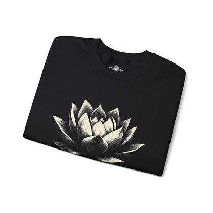 White Lotus Shadow Art Sweatshirt