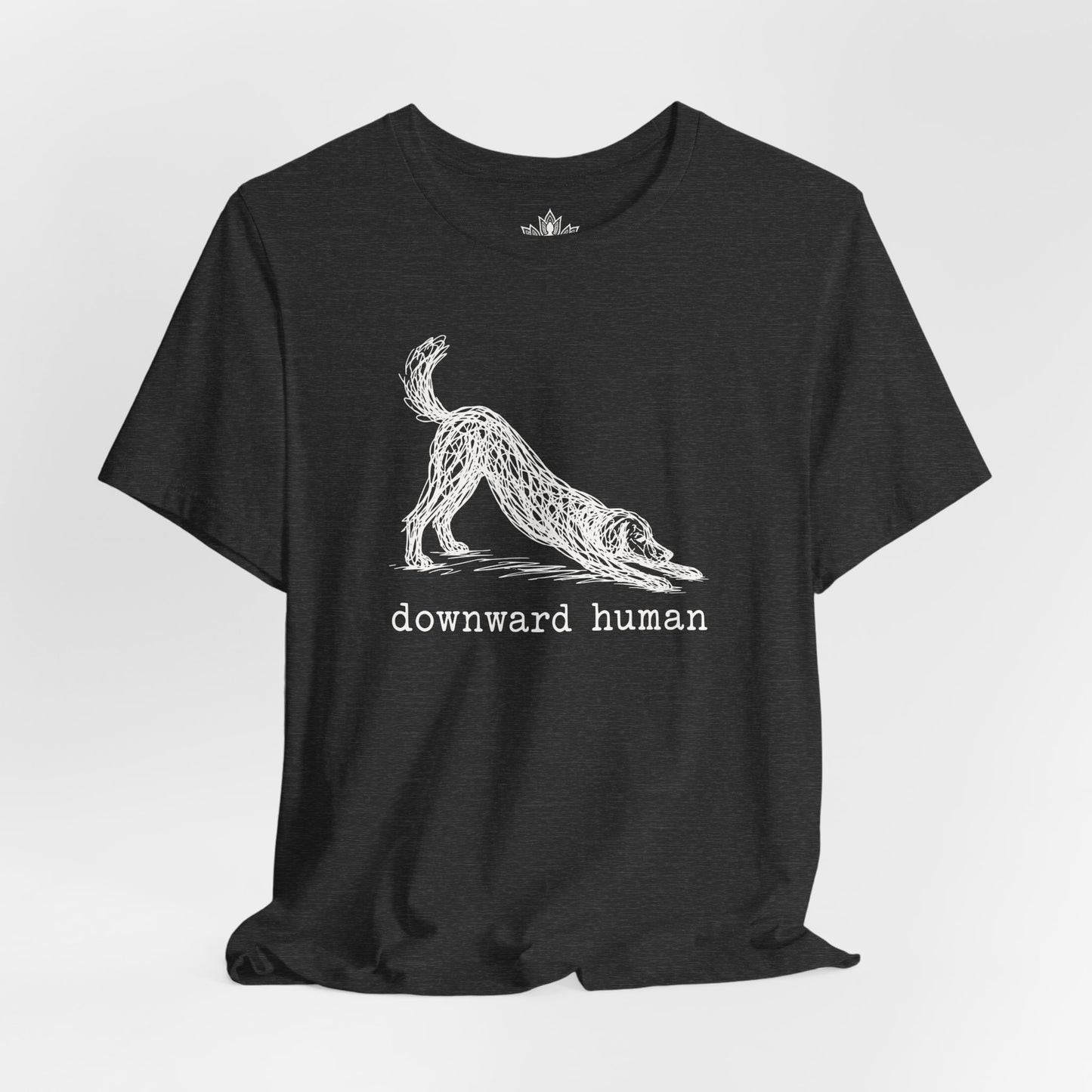 Line Art Downward Human Tee