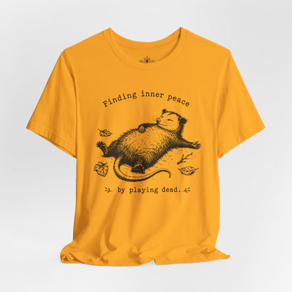 Finding Inner Peace Possum Tee