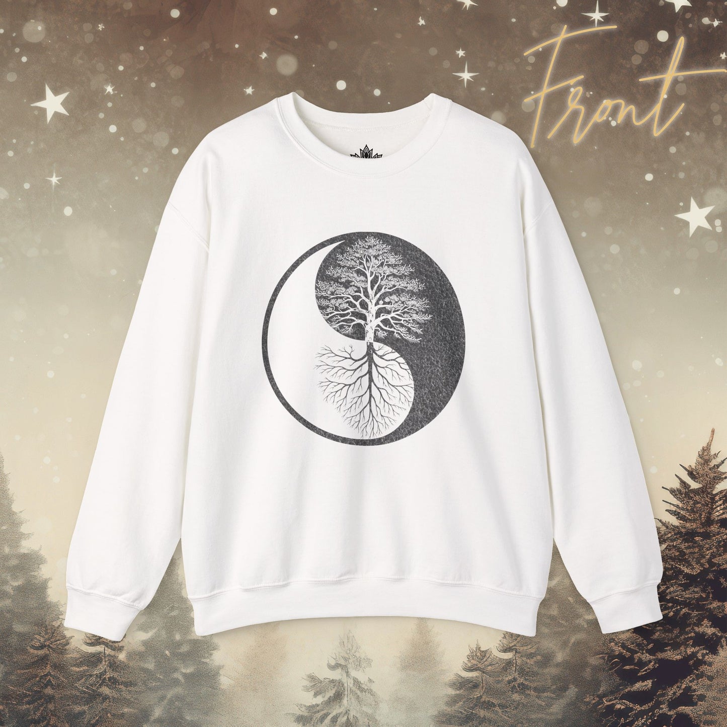 Yin Yang Tree - Mirrored Roots Sweater