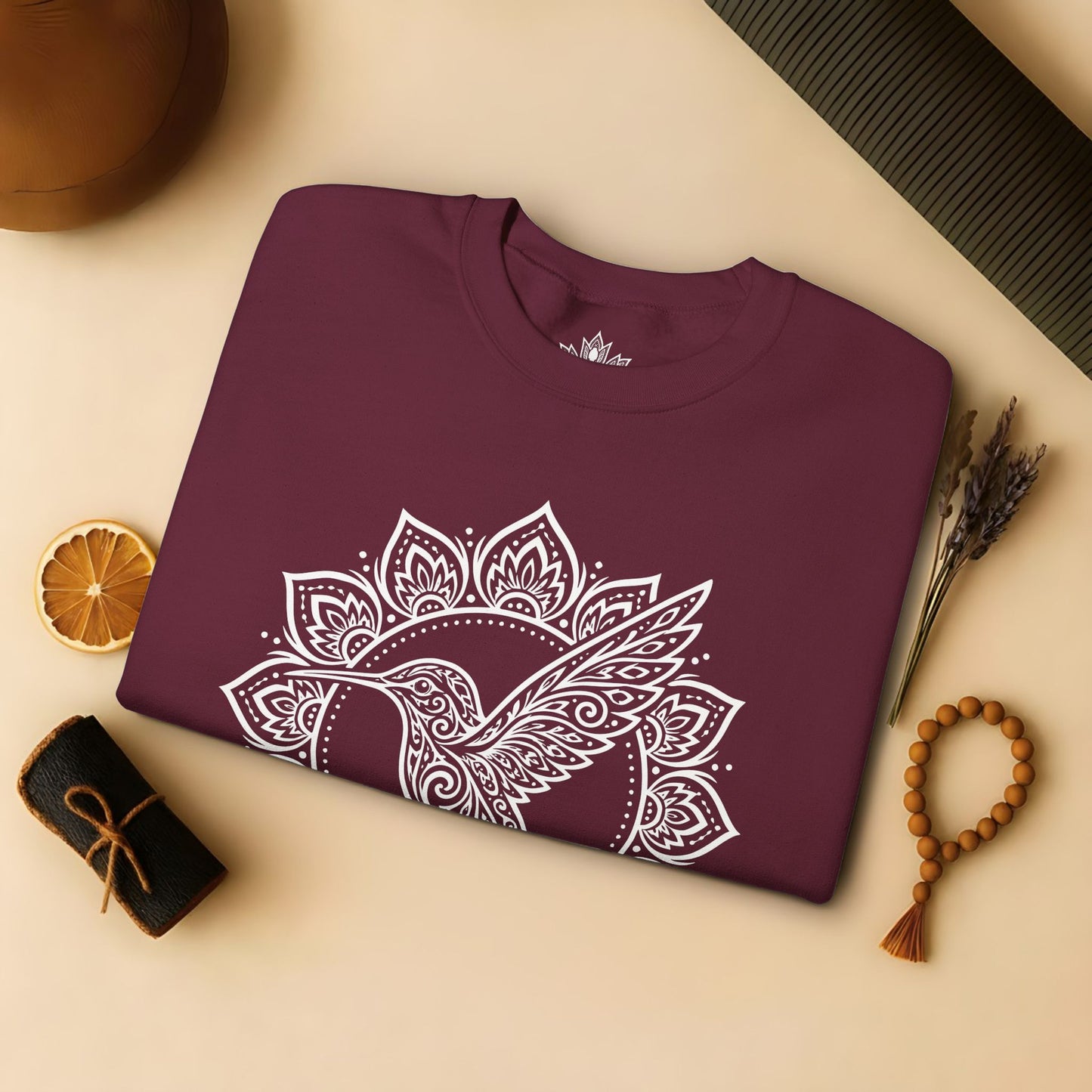 Hummingbird & Mandala Sweatshirt
