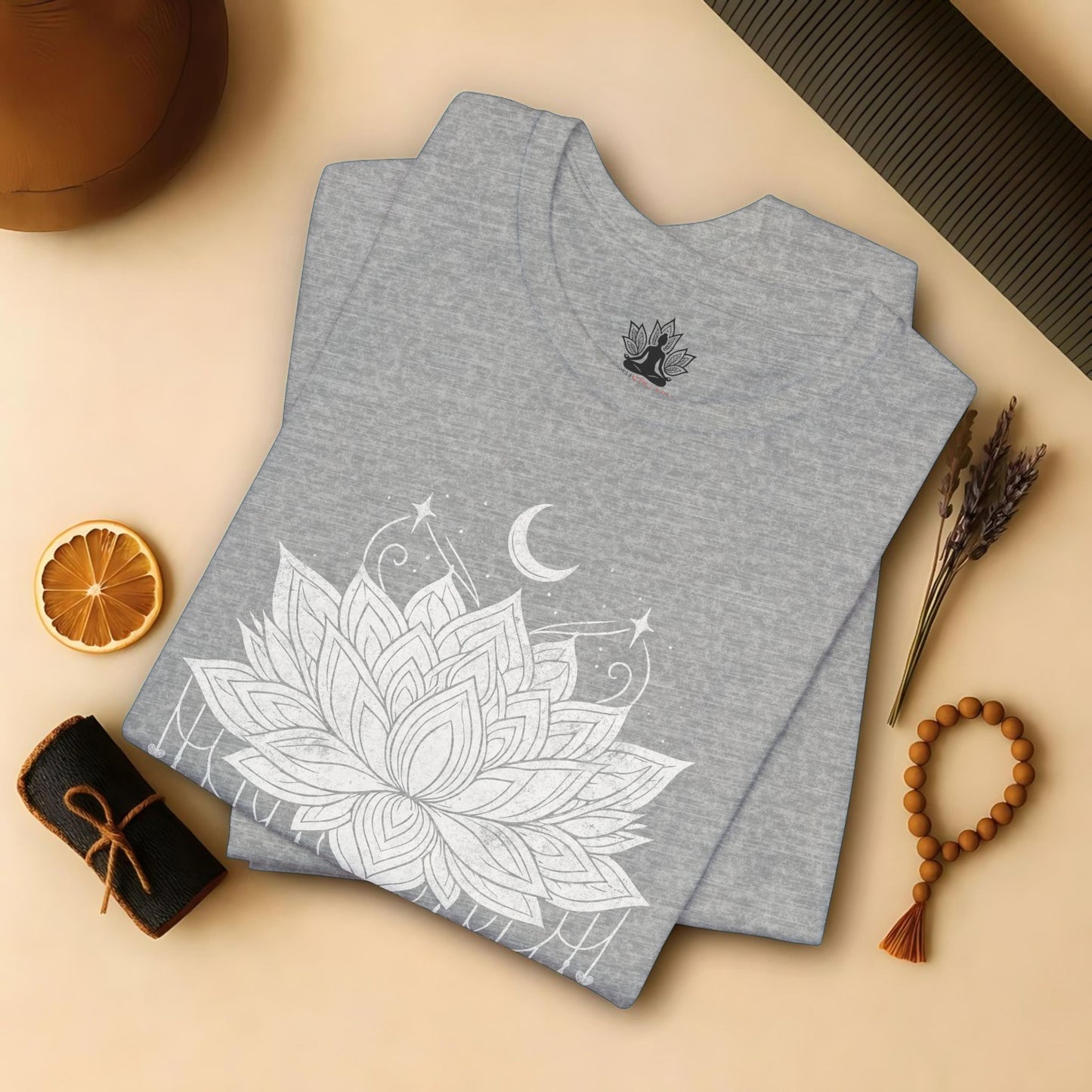 Vintage Moon Lotus Tee