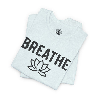 Breathe Lotus – Minimalist Yoga Class Men Tee