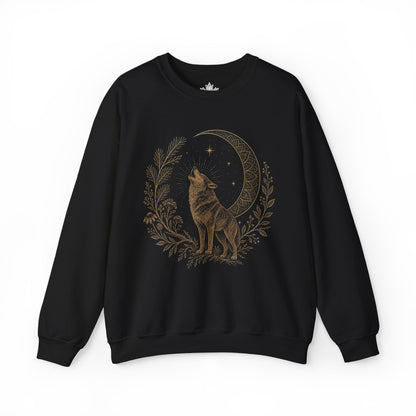 Wolf Song Mandala Moon Sweatshirt