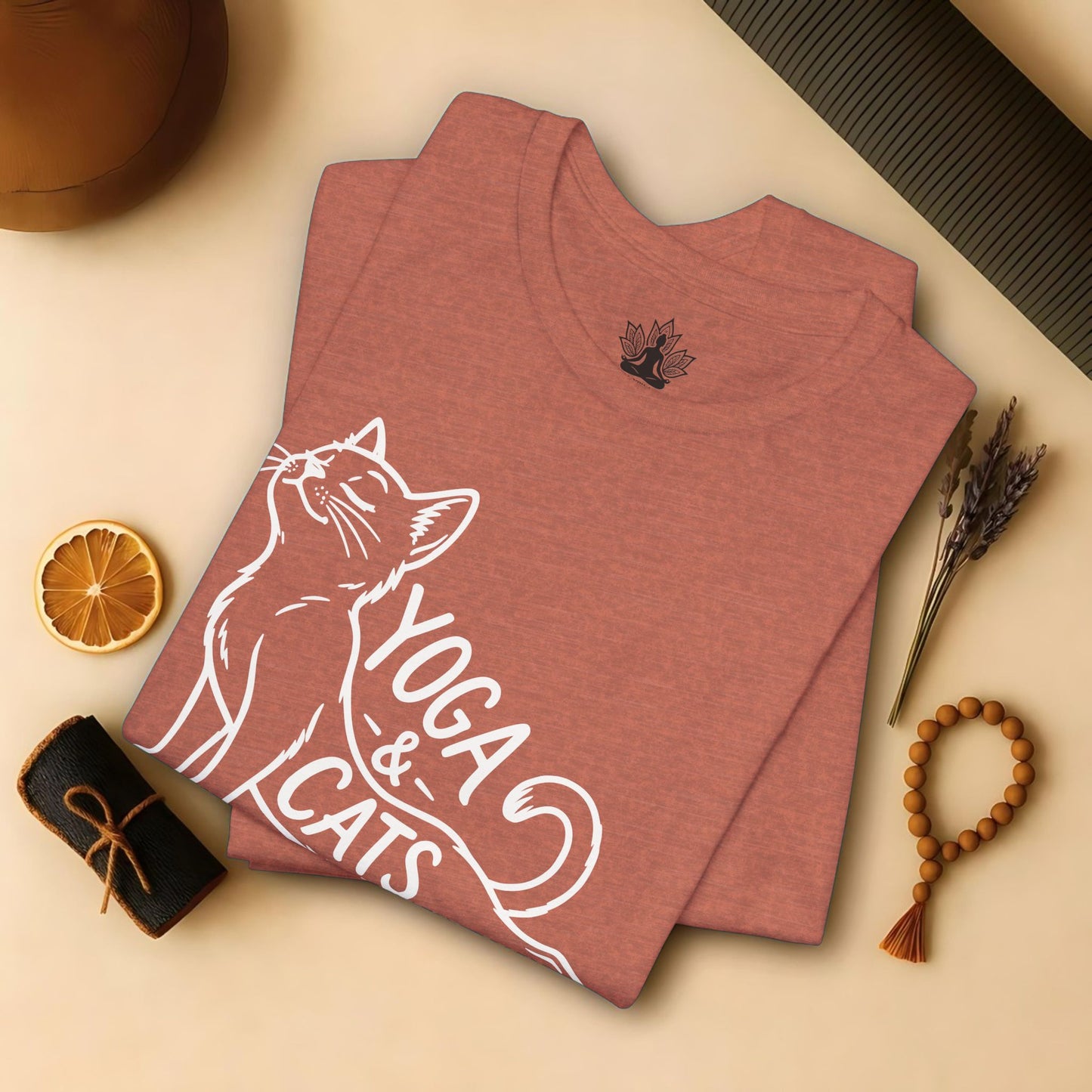 Yoga & Cats Tee