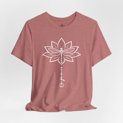 Peace Lotus Dragonfly – Mindful Nature Tee