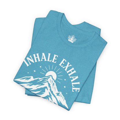 Inhale Exhale Repeat Mountain Men Tee