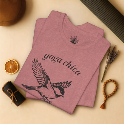 Yoga Chica Chickadee Tee