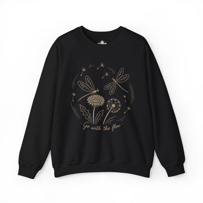 Go With The Flow Delicate Dragonflies Sweatshirt